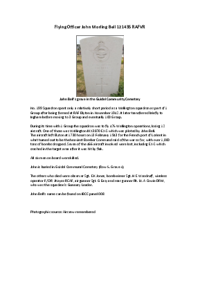 A preview of a PDF biography for Bell, John Morling